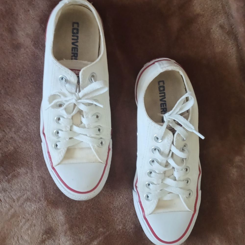 Converse White Low-Top Sneakers
